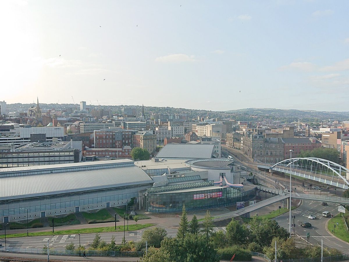 Sheffield Skyline from Park Hill